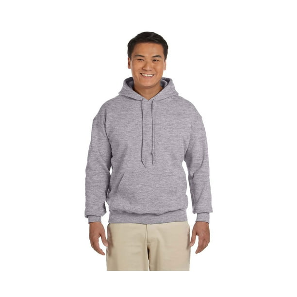 S Gildan Mens Rib Knit Pouch Pocket Hooded Sweatshirt Graphite Heather S Gildan Mens Rib Knit Pouch Pocket Hooded Sweatshirt Graphite Heather